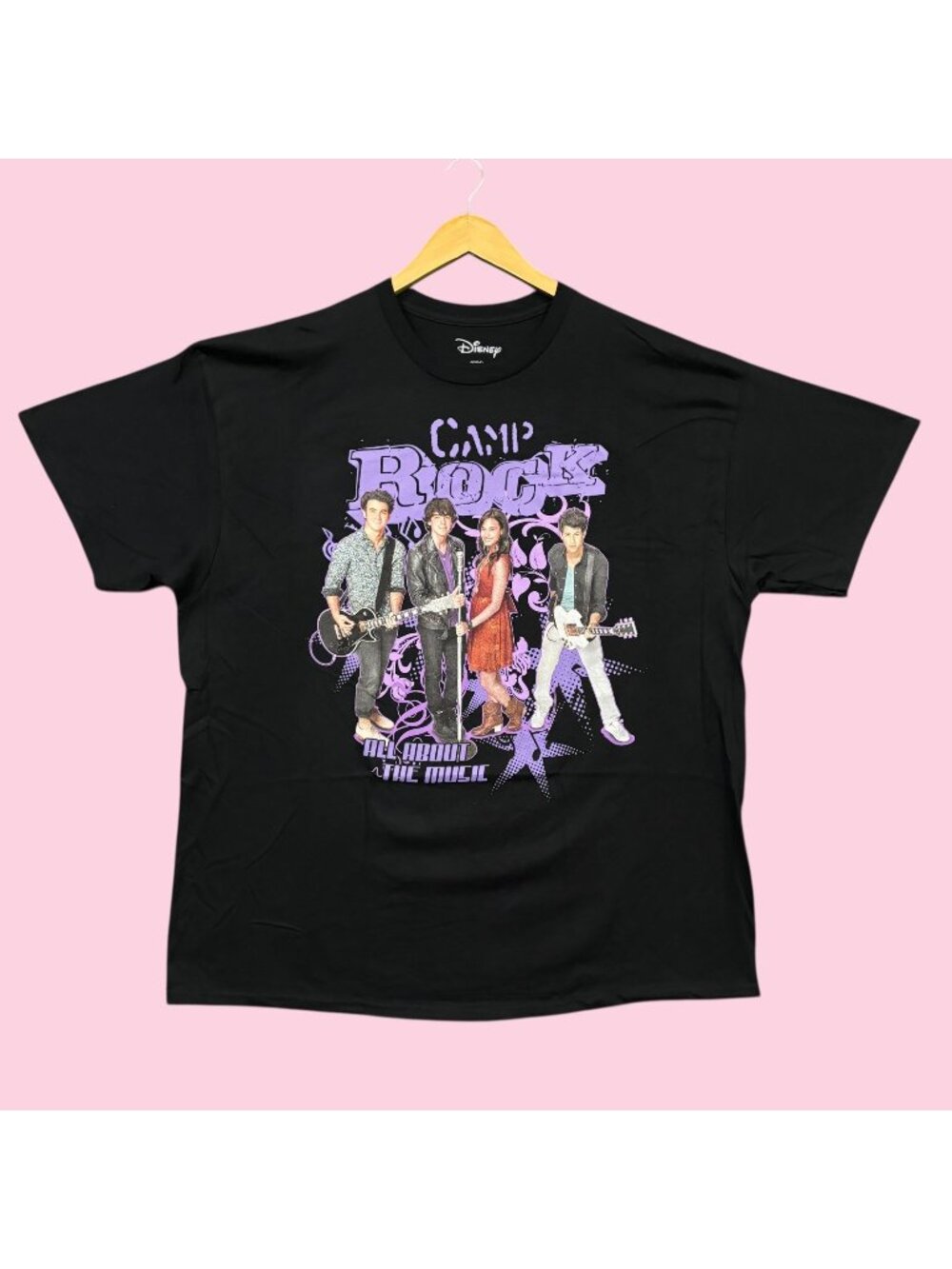 Disney Channel Original Camp Rock All About The Music Tee XXL